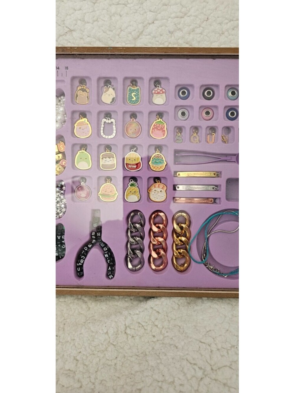 New Squishmallows Jewelry Design Super Set Storage Box Bracelets Necklaces Open - Picture 3 of 10